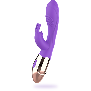 Vibratore Rabbit Viora Oro e Lilla, Stimolazione Punto G e Clitoride
